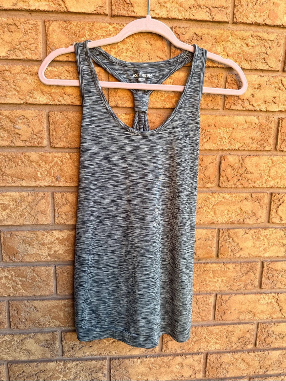 💫10/$25 • Joe Fresh Gray Space-Dye Racerback Tank Top